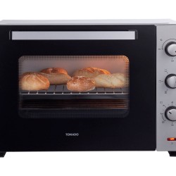 Tomado TEO6000S Vrijstaande oven 60 Liter 2000 Watt Hetelucht 4 insteekniveau's Zilver